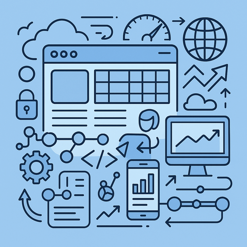 Dashboard Analytics Illustration
