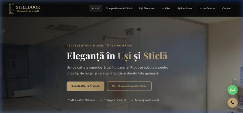 Stilldoor — Website de prezentare